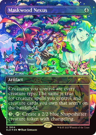 IMPORTABLE DUBAI-Maskwood Nexus (Secret Lair) (Borderless) Secret Lair Magic: The Gathering English Foil