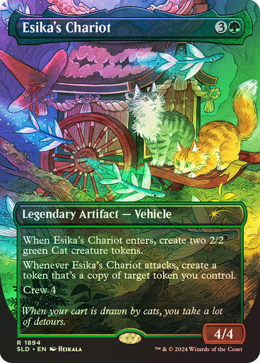 IMPORTABLE DUBAI-Esika's Chariot (Secret Lair) (Borderless) Secret Lair Magic: The Gathering English Foil