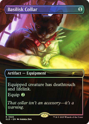 IMPORTABLE DUBAI-Basilisk Collar (Secret Lair) (#1920) (Borderless) Secret Lair Magic: The Gathering English Foil