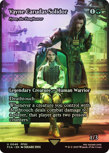 IMPORTABLE DUBAI-Fynn, the Fangbearer (Vayne Carudas Solidor) (Borderless) FINAL FANTASY Through the Ages Magic: The Gathering English Foil