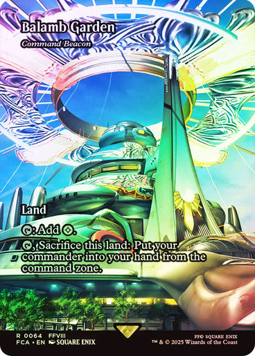 IMPORTABLE DUBAI-Command Beacon (Balamb Garden) (Borderless) FINAL FANTASY Through the Ages Magic: The Gathering English Foil