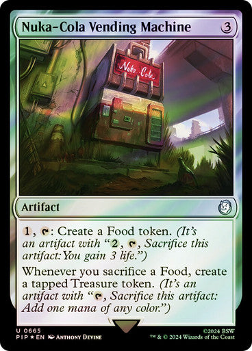 IMPORTABLE DUBAI-Nuka-Cola Vending Machine (Surge Foil) Fallout Commander - Alternate Foil Magic: The Gathering English Foil