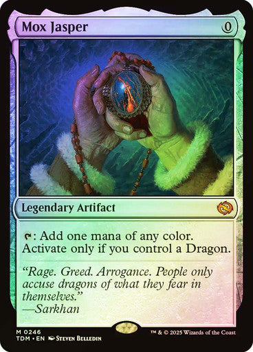 IMPORTABLE DUBAI-Mox Jasper Tarkir: Dragonstorm Magic: The Gathering English Foil