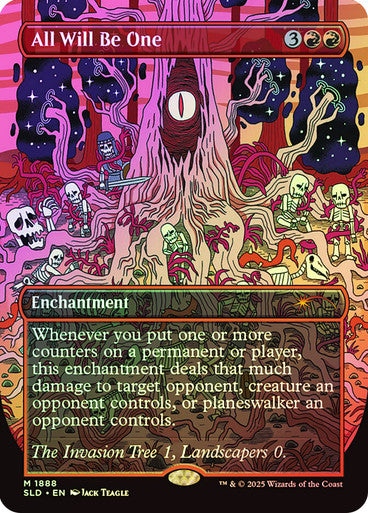 IMPORTABLE DUBAI-All Will Be One (Secret Lair) (Borderless) Secret Lair Magic: The Gathering English Foil