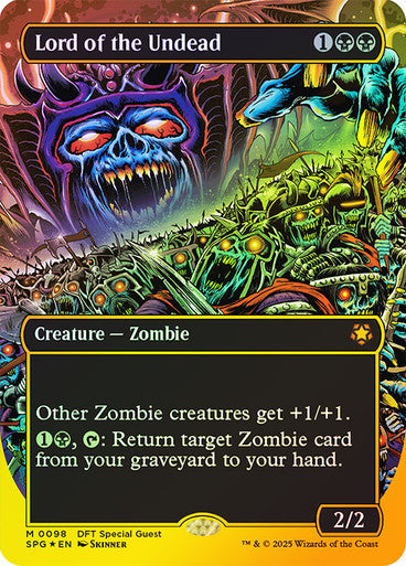 IMPORTABLE DUBAI-Lord of the Undead (Borderless) (First Place Foil) Special Guests - Alternate Foil Magic: The Gathering English Foil