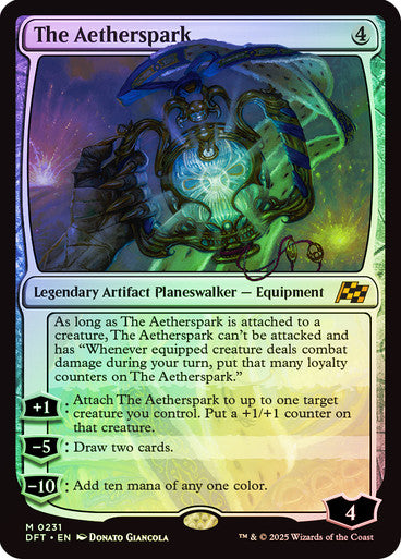 IMPORTABLE DUBAI-The Aetherspark Aetherdrift Magic: The Gathering English Foil