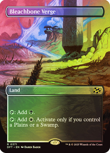 IMPORTABLE DUBAI-Bleachbone Verge (Borderless) Aetherdrift - Variants Magic: The Gathering English Foil