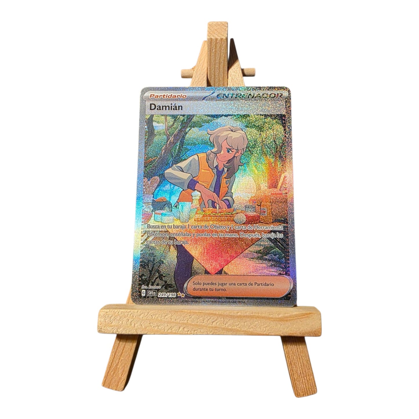 Damián 249/198 – Destined Rivals – Rara Secreta 2 Estrellas – Español – Near Mint