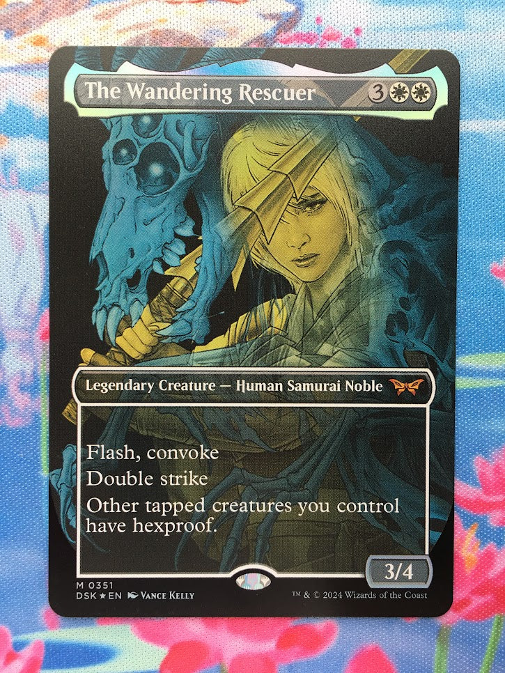 IMPORTABLE DUBAI-The Wandering Rescuer Duskmourn: House of Horror Magic: The Gathering English Foil