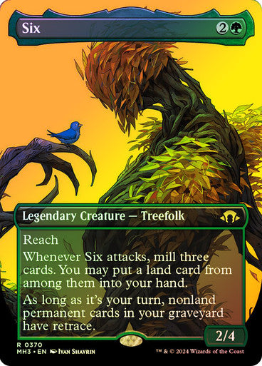 IMPORTABLE DUBAI-Six (Borderless) Modern Horizons 3 - Variants Magic: The Gathering English Foil