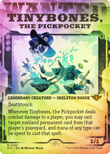 IMPORTABLE DUBAI-Tinybones, the Pickpocket (Showcase) Outlaws of Thunder Junction - Variants Magic: The Gathering English Foil