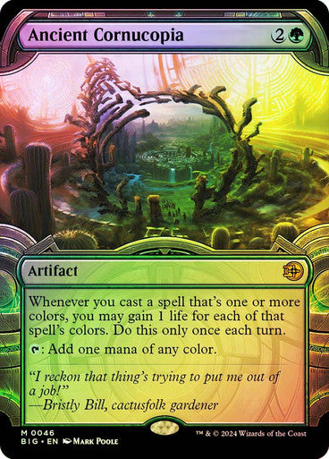 IMPORTABLE DUBAI-Ancient Cornucopia (#046) (Showcase) The Big Score - Variants Magic: The Gathering English Foil