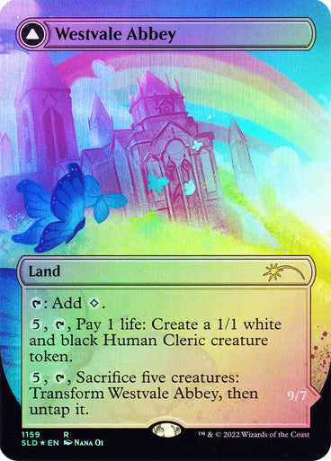IMPORTABLE DUBAI-Westvale Abbey // Ormendahl, Profane Prince (Secret Lair) (Borderless) Secret Lair Magic: The Gathering English Foil