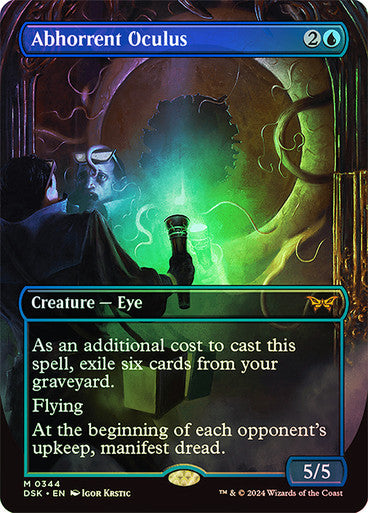 PROXY DUBAI-Abhorrent Oculus (Borderless) Duskmourn: House of Horror - Variants English Foil