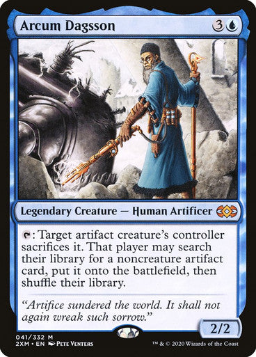 ORIGINAL-Arcum Dagsson Double Masters Magic: The Gathering English Non-foil