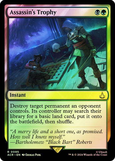 ORIGINAL-Assassin's Trophy Assassin's Creed Magic: The Gathering English Foil
