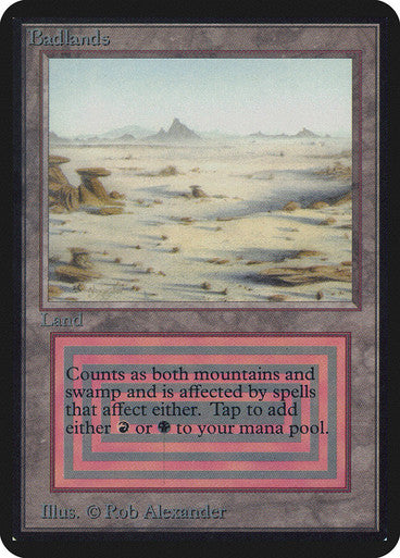 IMPORTABLE DUBAI-Badlands Alpha Magic: The Gathering English Non-foil