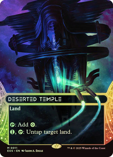 PROXY DUBAI-Deserted Temple (#011) (Borderless) Stellar Sights Magic: The Gathering English