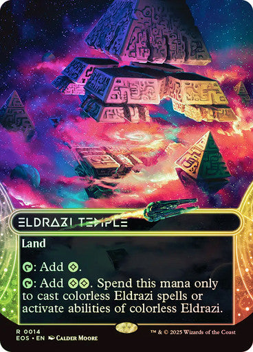 PROXY DUBAI-Eldrazi Temple (#014) (Borderless) Stellar Sights Magic: The Gathering English