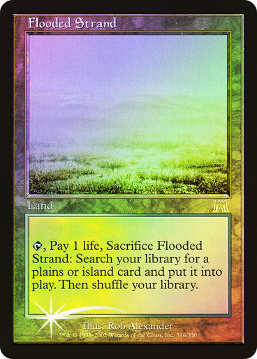 PROXY DUBAI-Flooded Strand Onslaught Magic: The Gathering English Foil