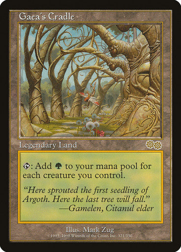 PROXY DUBAI-Gaea's Cradle Urza's Saga Magic: The Gathering English Non-foil