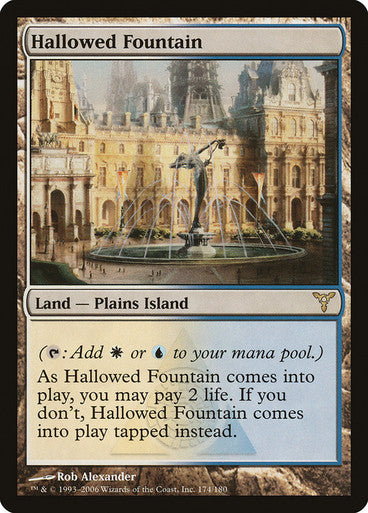IMPORTABLE DUBAI-Hallowed Fountain Dissension Magic: The Gathering English Non-foil