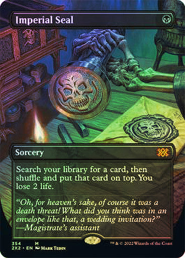 PROXY DUBAI-Imperial Seal (Borderless) Double Masters 2022 - Variants Magic: The Gathering English