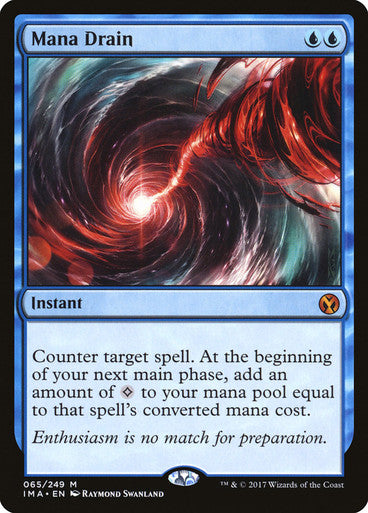 IMPORTABLE DUBAI-Mana Drain Iconic Masters Magic: The Gathering English Non-foil