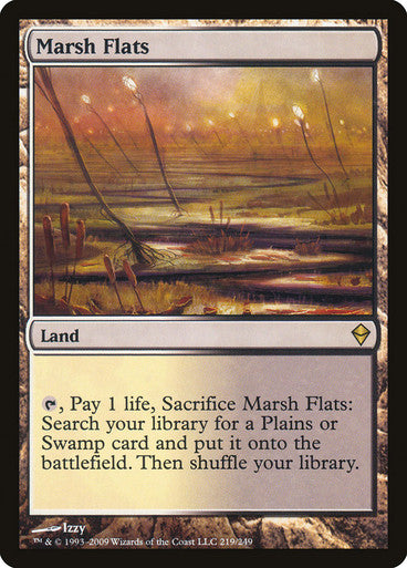 IMPORTABLE DUBAI-Marsh Flats Zendikar Magic: The Gathering English Non-foil