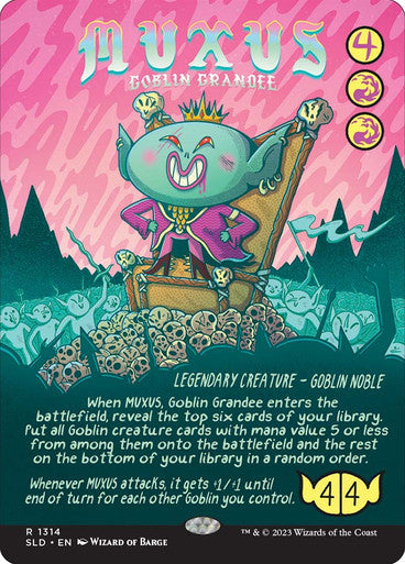 PROXY DUBAI-Muxus, Goblin Grandee (Secret Lair) (Borderless) Secret Lair English Non-foil