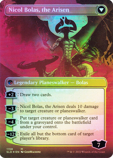PROXY DUBAI-Nicol Bolas, the Ravager // Nicol Bolas, the Arisen Secret Lair Drop Foil Borderless English Magic: The Gathering