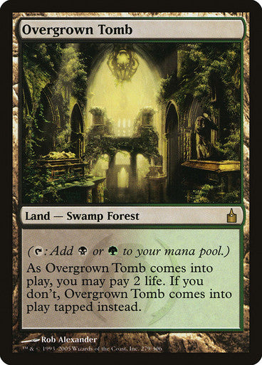 IMPORTABLE DUBAI-Overgrown Tomb Ravnica: City of Guilds Magic: The Gathering English Non-foil