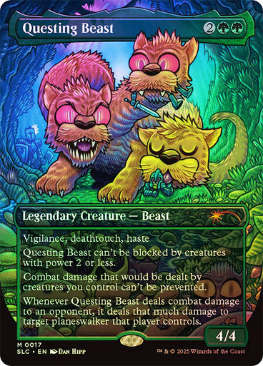 PROXY DUBAI-Questing Beast (Secret Lair Countdown) (#017) Secret Lair Drop Foil Borderless English Magic: The Gathering