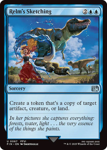 ORIGINAL-Relm's Sketching FINAL FANTASY Magic: The Gathering English Non-foil