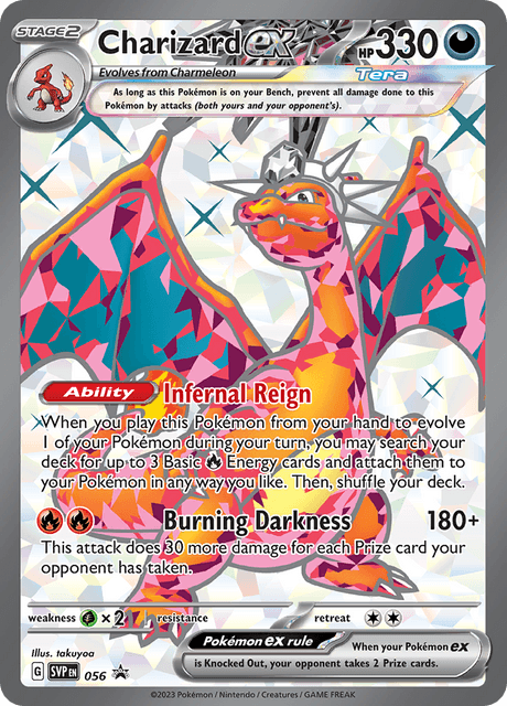 Charizard ex – SVP 056 (Black Star Promo, Full Art Holo)
