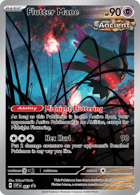 Flutter Mane – SVP 097 (Black Star Promo, Illustration Rare Holo)