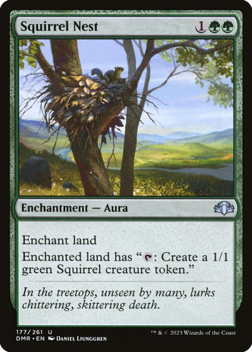 ORIGINAL-Squirrel Nest Dominaria Remastered Magic: The Gathering English Non-foil