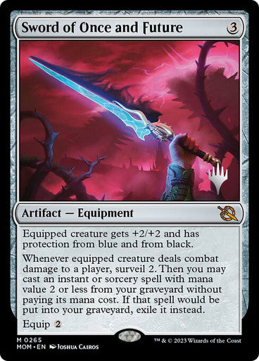 PROXY DUBAI-Sword of Once and Future (Promo Pack) (March of the Machine) Promo: Planeswalker Stamped Magic: The Gathering English Non-foil