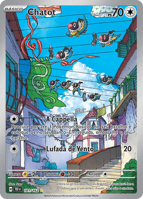 Chatot – TEF 181 (Temporal Forces, Illustration Rare Full Art Holo)