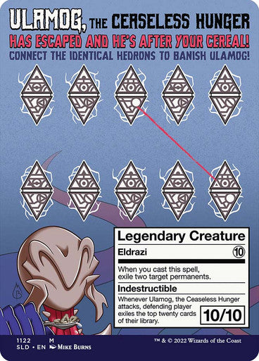 PROXY DUBAI-Ulamog, the Ceaseless Hunger (Secret Lair) (Reversible) (Borderless) Secret Lair Magic: The Gathering English