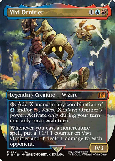 PROXY DUBAI-Vivi Ornitier (#321) (Borderless) FINAL FANTASY - Variants Magic: The Gathering English Non-foil