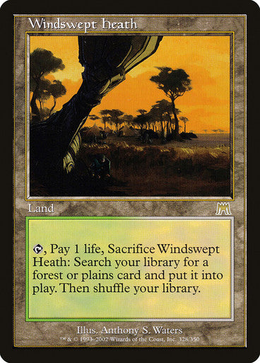 IMPORTABLE DUBAI-Windswept Heath Onslaught Magic: The Gathering English Non-foil