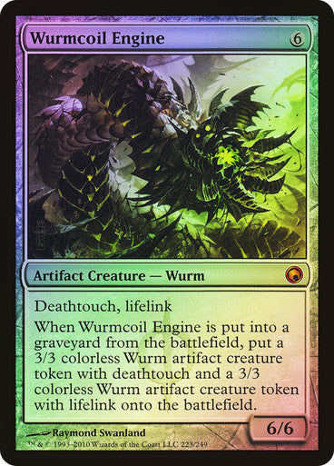 IMPORTABLE DUBAI-Wurmcoil Engine Scars of Mirrodin Magic: The Gathering English Foil