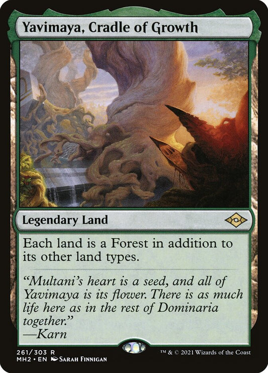 IMPORTABLE DUBAI-Yavimaya, Cradle of Growth Modern Horizons 2 (MH2) #261 · Rare · English · Nonfoil/Foil