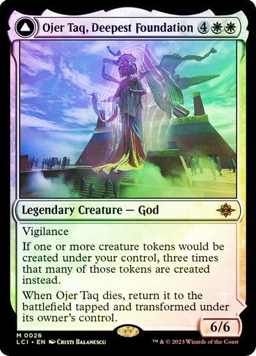 IMPORTABLE DUBAI-Ojer Taq, Deepest Foundation // Temple of Civilization The Lost Caverns of Ixalan Magic: The Gathering English Foil