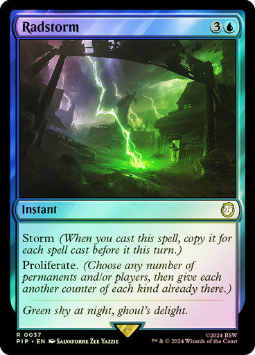 IMPORTABLE DUBAI-Radstorm Fallout Commander Magic: The Gathering English Foil