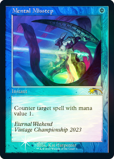 IMPORTABLE DUBAI-Mental Misstep (Eternal Weekend) (Retro Frame) Promo: General Magic: The Gathering English Foil
