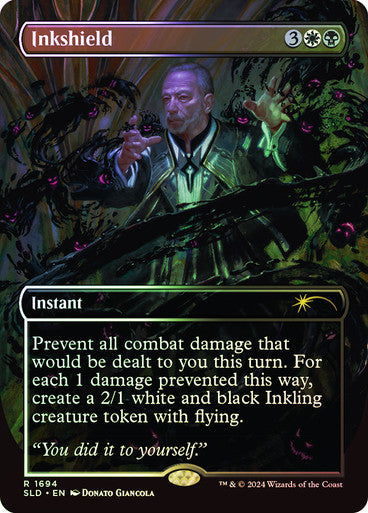 IMPORTABLE DUBAI-Inkshield (Secret Lair) (Borderless) Secret Lair Magic: The Gathering English Foil