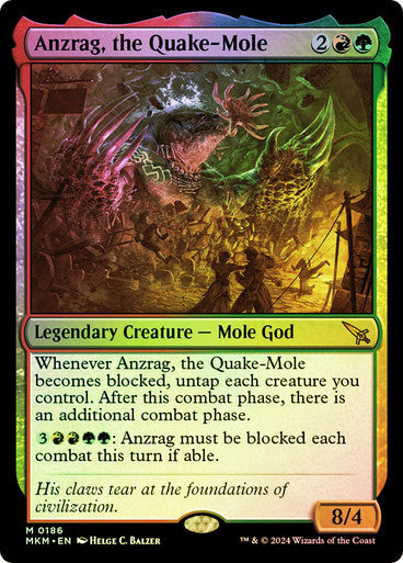 IMPORTABLE DUBAI-Anzrag, the Quake-Mole Murders at Karlov Manor Magic: The Gathering English Foil