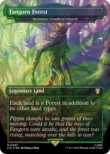 IMPORTABLE DUBAI-Yavimaya, Cradle of Growth - Fangorn Forest (Surge Foil) LTC #407